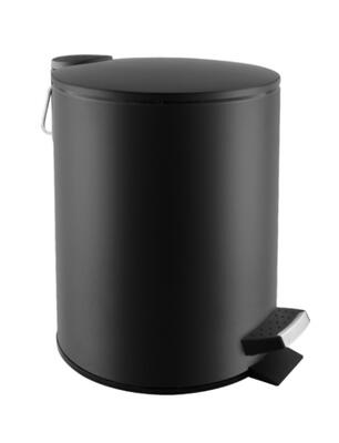 3L Bucket Black With Pedal Soft Close 